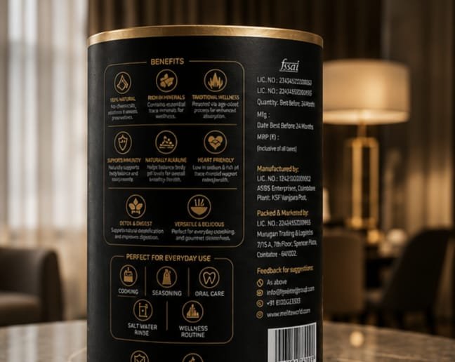 Melite 6x Bamboo salt - Premium Roast