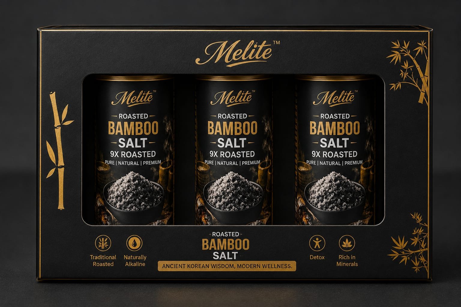 Melite Bamboo Salt - Classic 3x, 6x, 9x Gift Collection